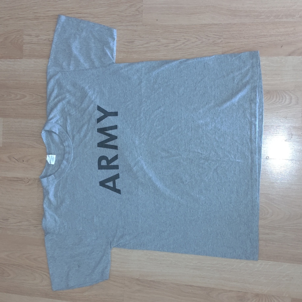 Vintage Army‎ Physical Fitness Uniform Short Sleeve T-Shirt XL Made in USA